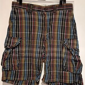 Polo Ralph Lauren Multicolor Plaid Cargo Shorts